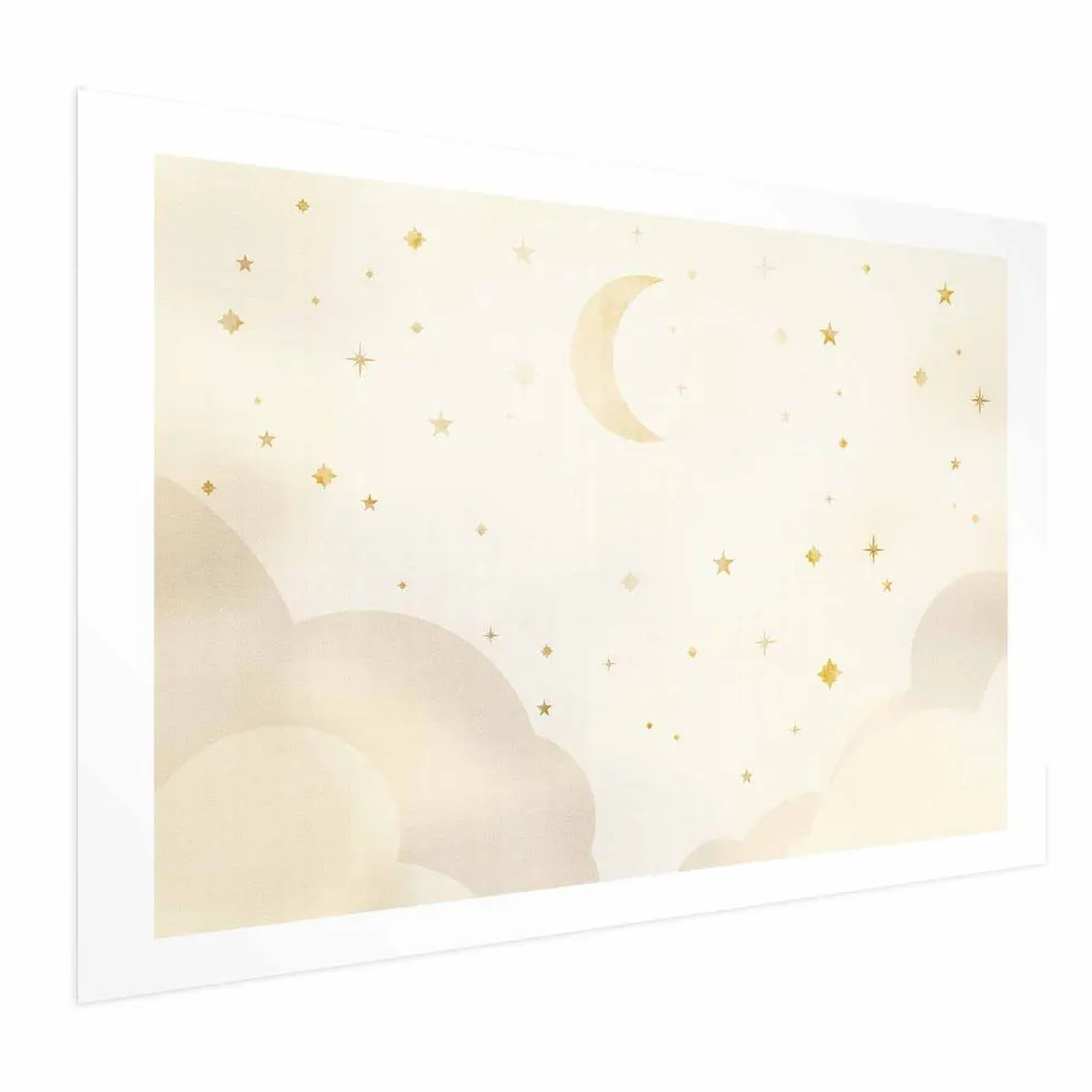 Plakat Rozgwieżdżona noc 42x29,7 cm bez ramy z marginesem | MIRAT.