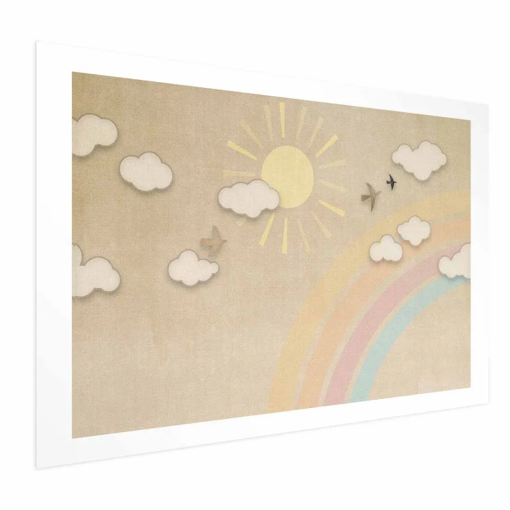 Plakat Tęczowy dzień 42x29,7 cm bez ramy z marginesem | MIRAT.