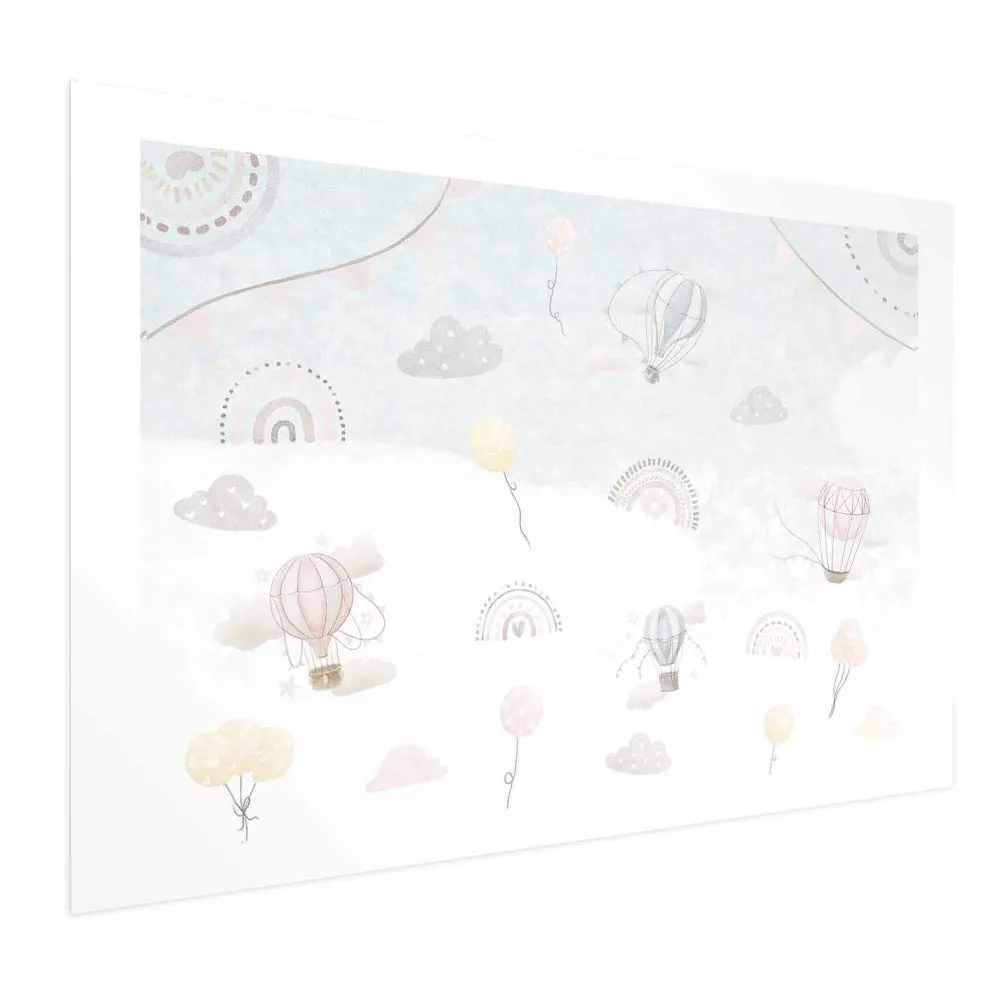Plakat Przygoda pośród chmur 42x29,7 cm bez ramy z marginesem | MIRAT.