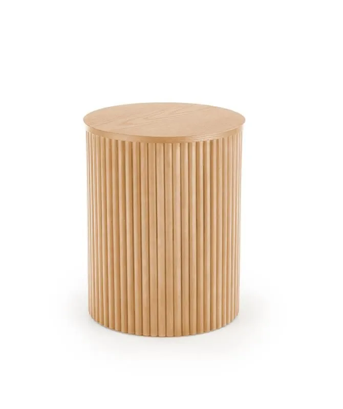 Stolik kawowy WOODY-S 40x40 naturalny do salonu | MIRAT.