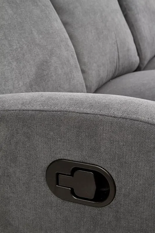 Sofa OSLO 3S szara trzyosobowa do salonu | MIRAT.