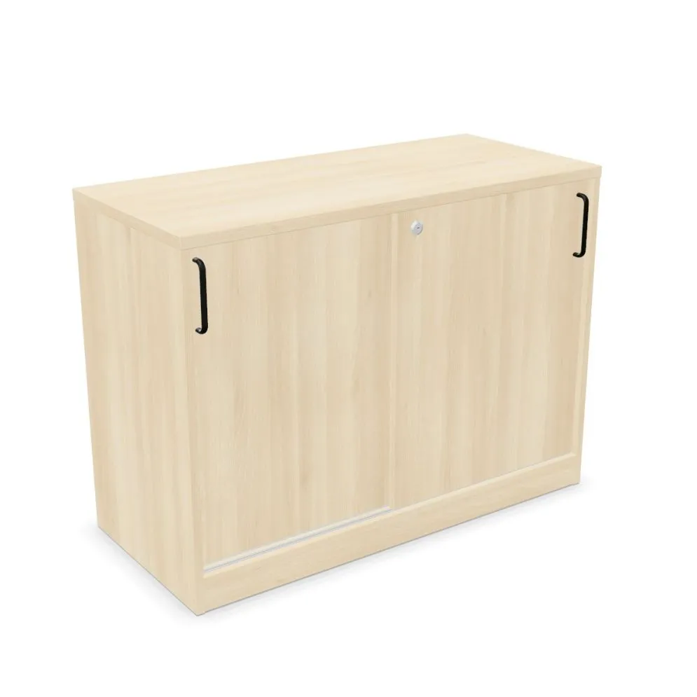 Szafka biurowa przesuwna EASY SPACE CABINET S 1.5-OH 100cm akacjowa zamykana I sklep meblowy MIRAT.