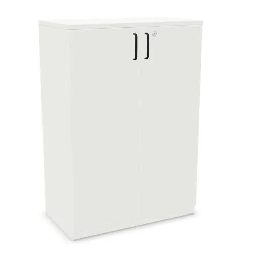 Komoda biurowa EASY SPACE CABINET H-D2 3-OH 80cm biała zamykana I sklep meblowy MIRAT.
