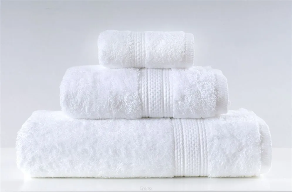 Biały ręcznik z bawełny egipskiej łazienkowy 50x90 EGYPTIAN COTTON Greno