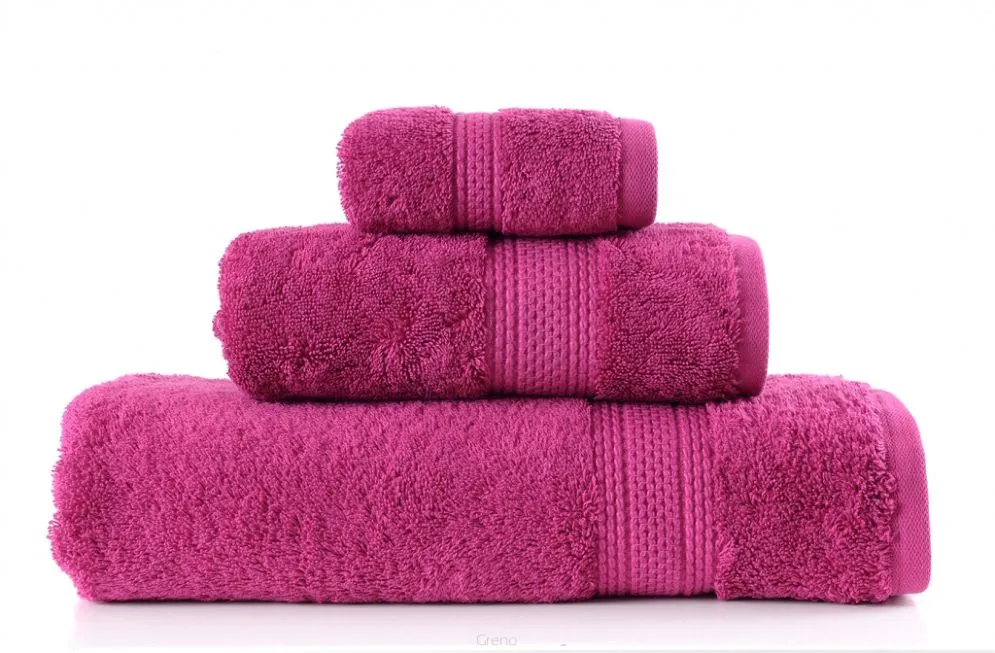 Ręcznik Greno Egyptian Cotton 70x140 fuksja z bawełny egipskiej | MIRAT.