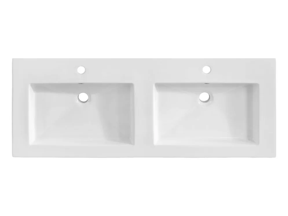 Szafka pod umywalkę CAPRI 120 cm czarna mat wisząca | MIRAT. w stylu kolekcja CAPRI