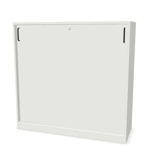Szafka biurowa przesuwna EASY SPACE CABINET S 3-OH 120cm biała zamykana I sklep meblowy MIRAT.