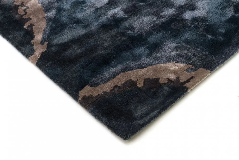Dywan ESCAPE BLUE 200x300 niebieski do salonu i sypialni | MIRAT. w stylu kolekcja