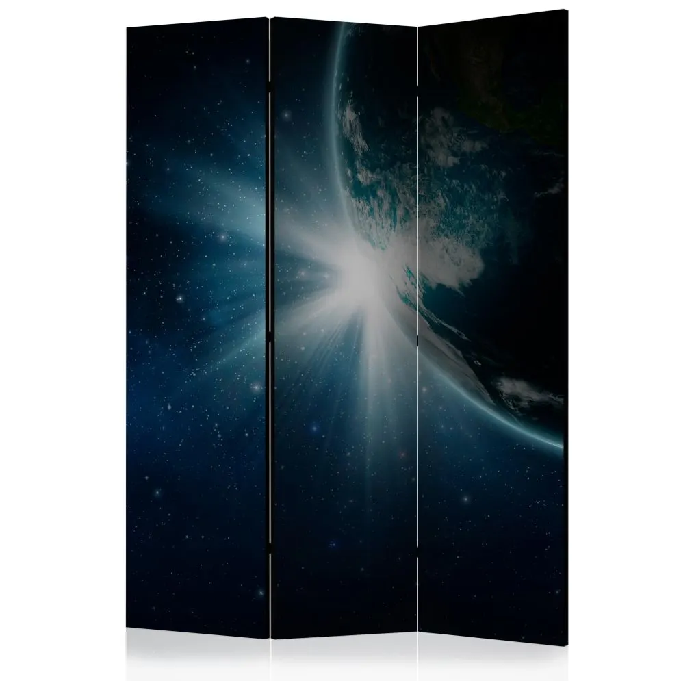 Parawan dwustronny Pejzaże 135x172 cm 3-częściowy niebieski | MIRAT.