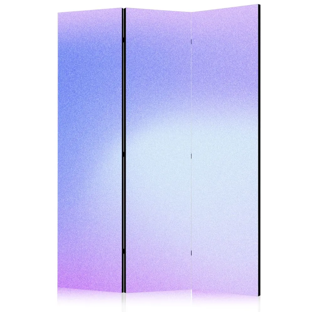 Parawan dwustronny Tła i desenie 135x172 cm 3-częściowy fioletowy | MIRAT.