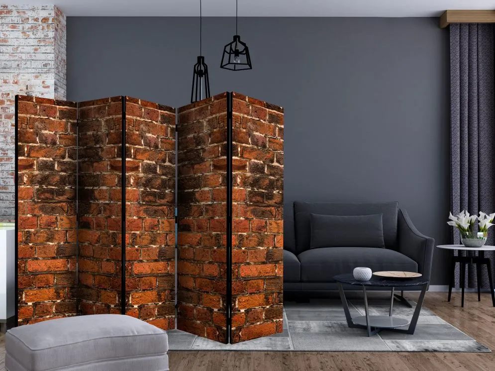 Parawan jednostronny Tła i desenie 225x172 cm 5-częściowy wielokolorowy | MIRAT.