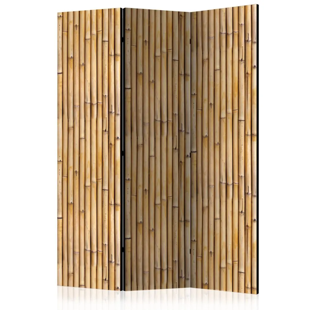 Parawan jednostronny Tła i desenie 135x172 cm 3-częściowy beżowy | MIRAT.