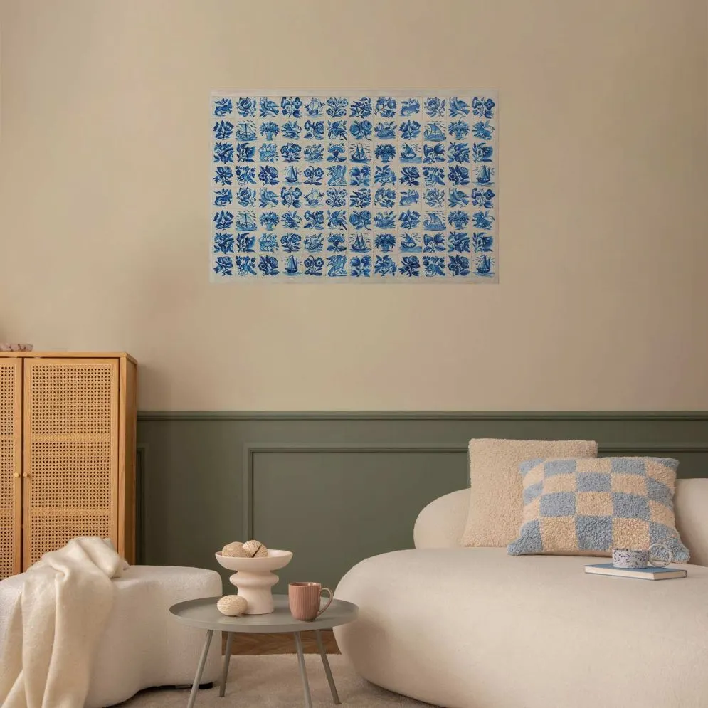 Plakat Płytki azulejos 90x60 cm bez ramy bez marginesu | MIRAT.