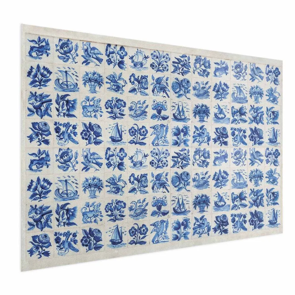 Plakat Płytki azulejos 90x60 cm bez ramy bez marginesu | MIRAT.