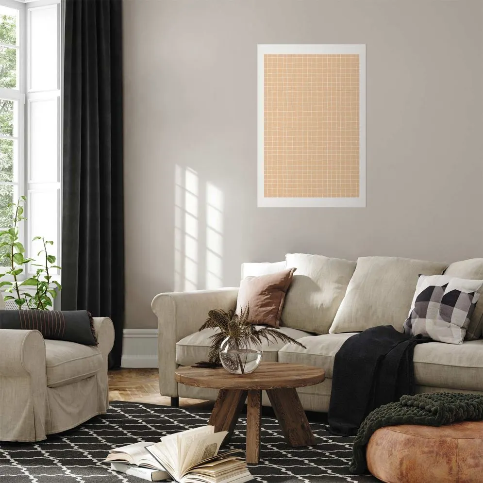 Plakat Linie i szum 21x30 cm bez ramy z marginesem | MIRAT.