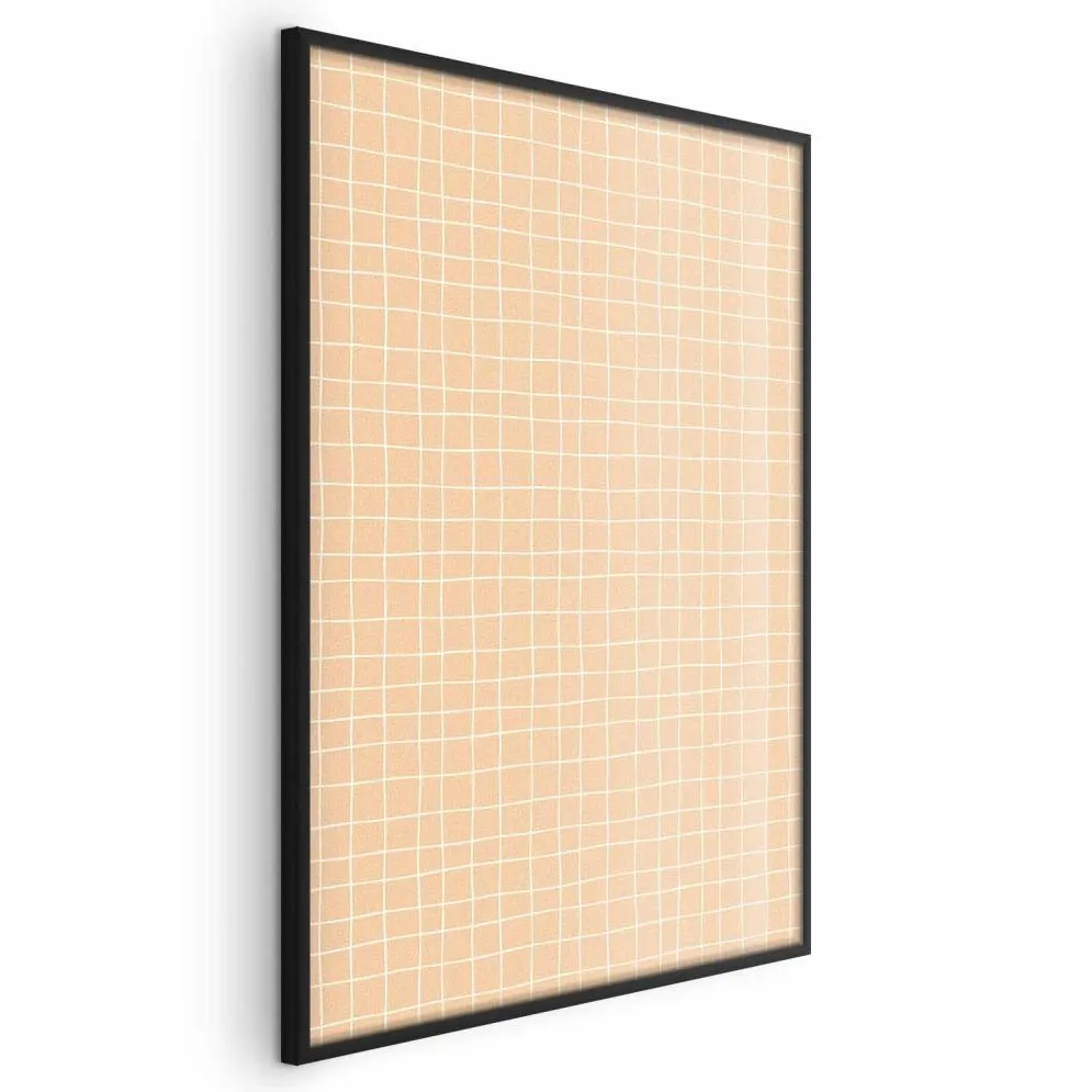 Plakat Linie i szum 21x30 cm z ramą czarną bez marginesu | MIRAT.