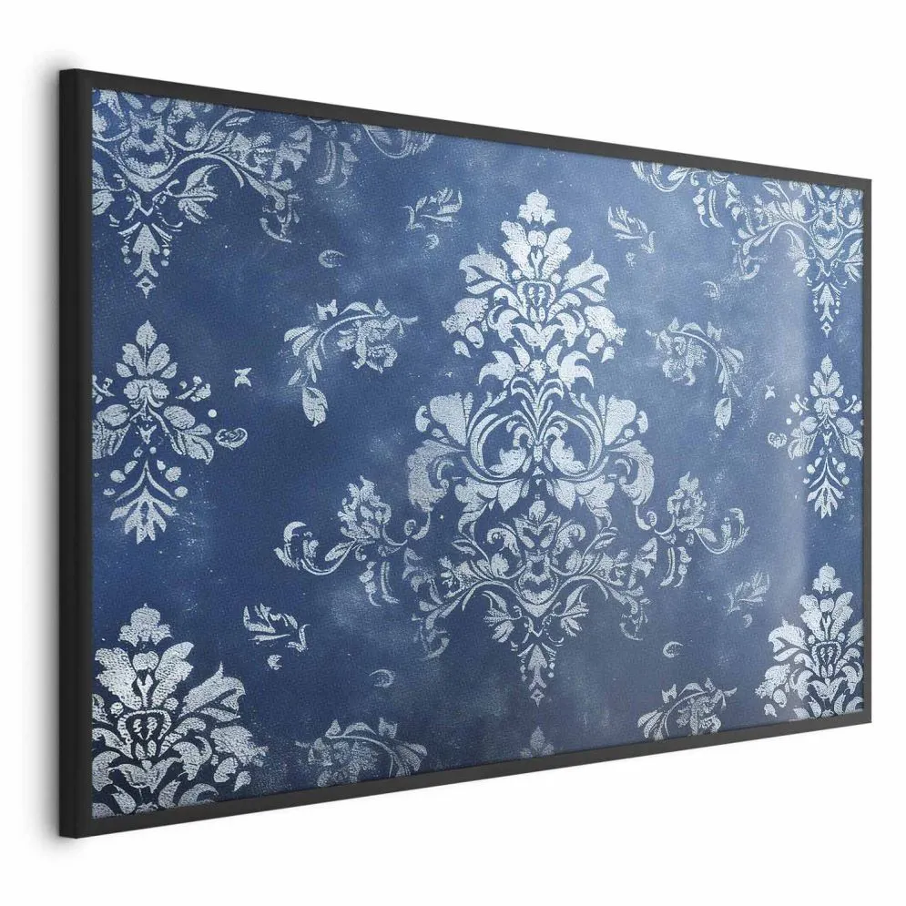 Plakat Retro ornament 30x21 cm z ramą czarną bez marginesu | MIRAT.