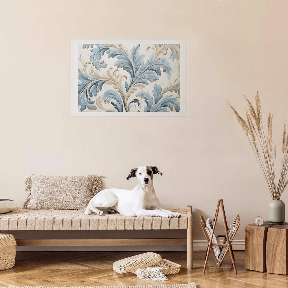 Plakat Barokowe pnącze 60x40 cm bez ramy z marginesem | MIRAT.