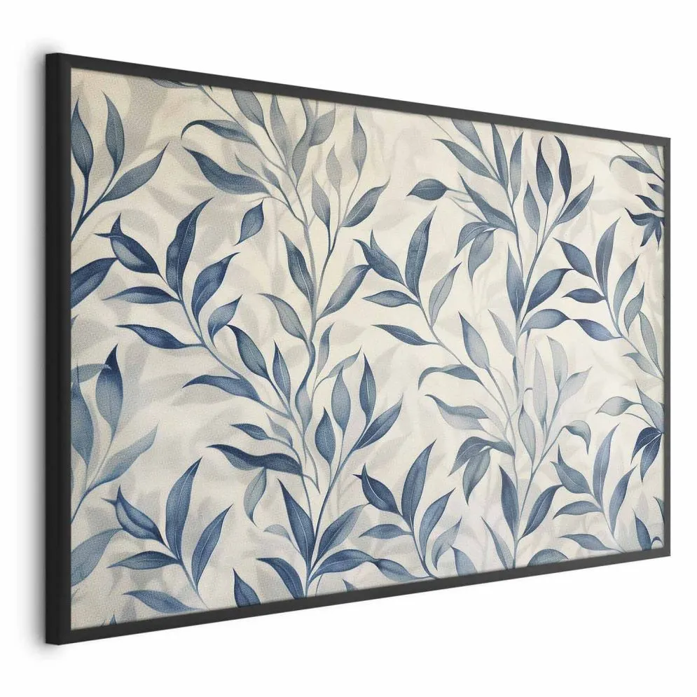 Plakat Motyw botaniczny 60x40 cm z ramą czarną bez marginesu | MIRAT.