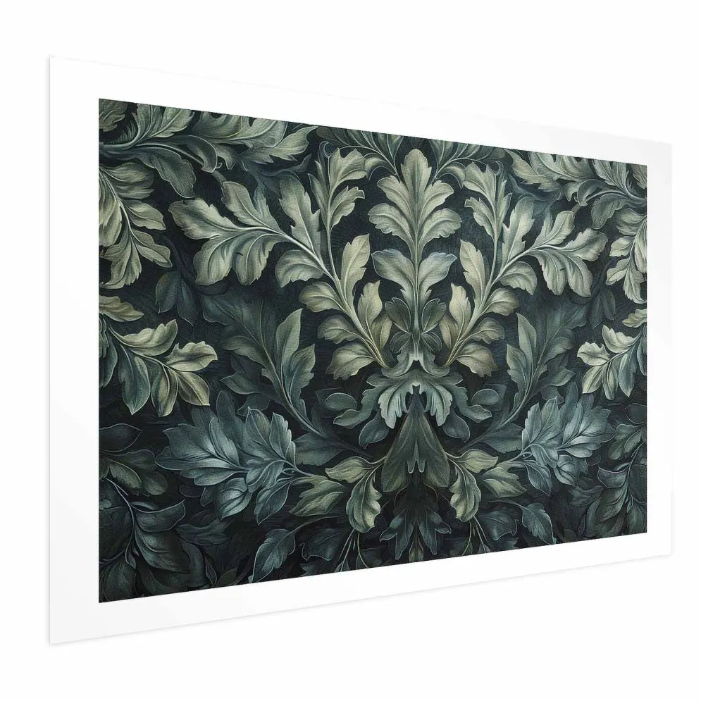 Plakat Wiktoriańskie liście 30x21 cm bez ramy z marginesem | MIRAT.