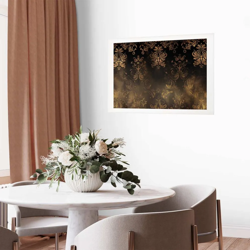 Plakat Barokowe wzory 30x21 cm bez ramy z marginesem | MIRAT.