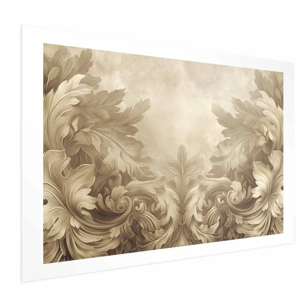 Plakat Rzeźbione ornamenty 30x21 cm bez ramy z marginesem | MIRAT.