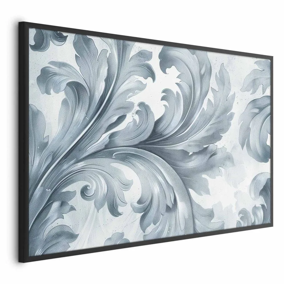 Plakat Kamienny ornament 60x40 cm z ramą czarną bez marginesu | MIRAT.