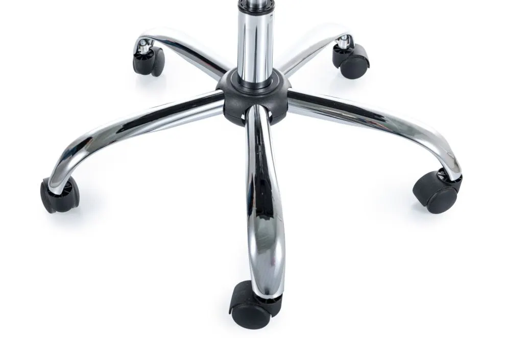 Designerski fotel biurowy Q-025 czarno szary z mechanizmem TILT | MIRAT