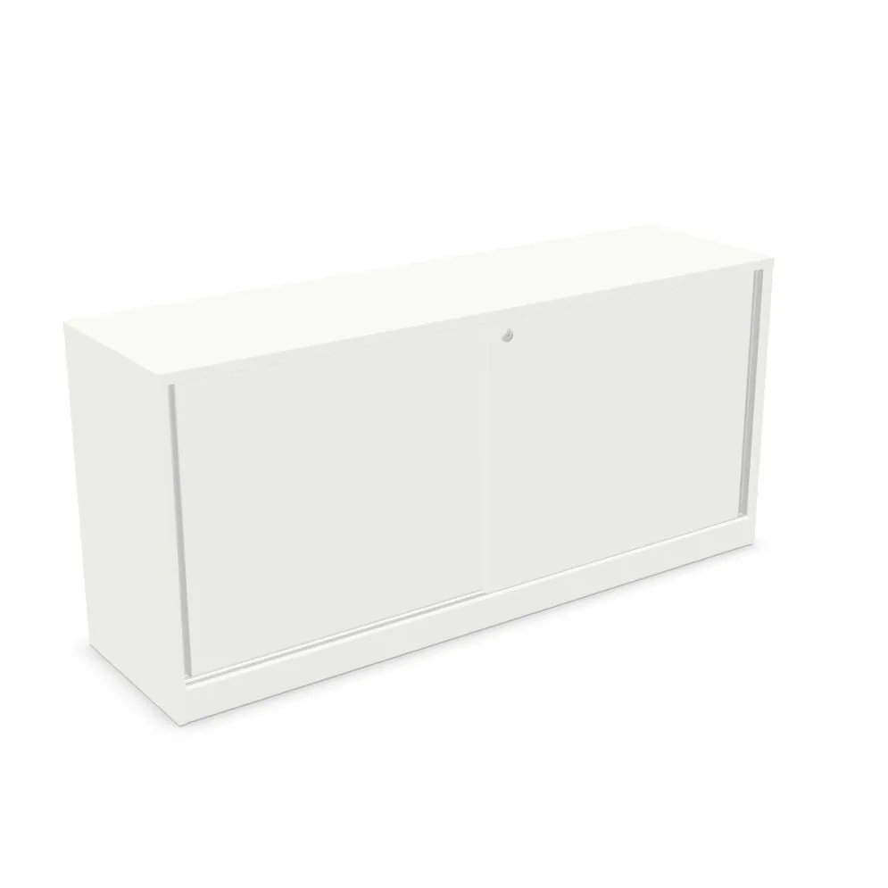 Szafka biurowa przesuwna EASY SPACE CABINET S 1.5-OH 160cm biała zamykana I sklep meblowy MIRAT.
