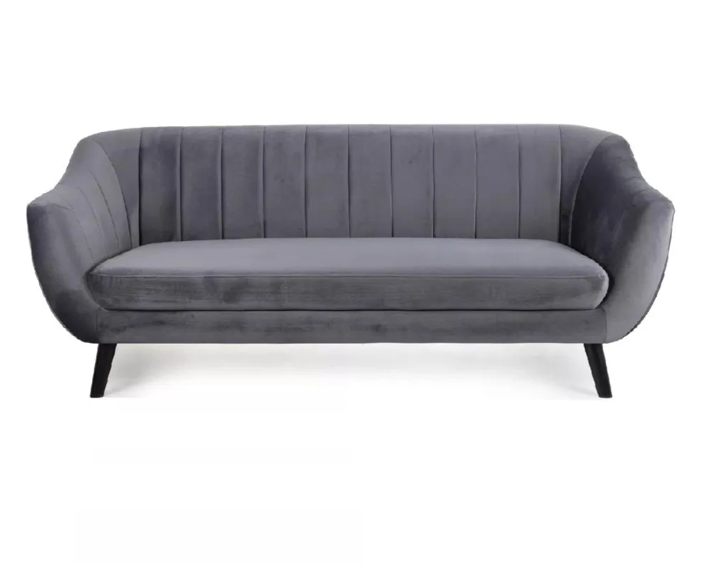 Sofa ELITE 3 VELVET szara I sklep meblowy MIRAT.