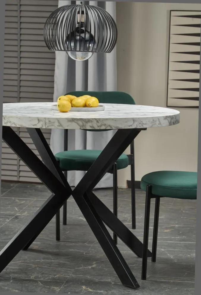 Stół okrągły rozkładany PERONI do jadalni I sklep meblowy MIRAT. styl LOFT