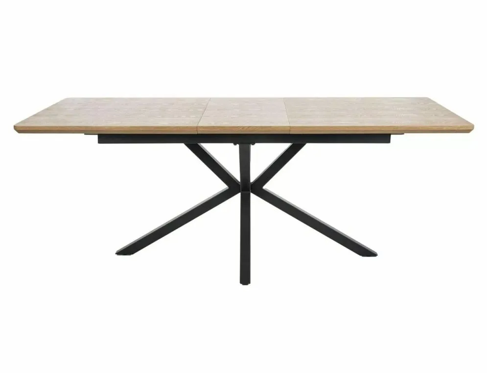 Stół rozkładany LOGAN 160(200)x90 dąb/czarny mat do jadalni I sklep meblowy MIRAT. styl LOFT