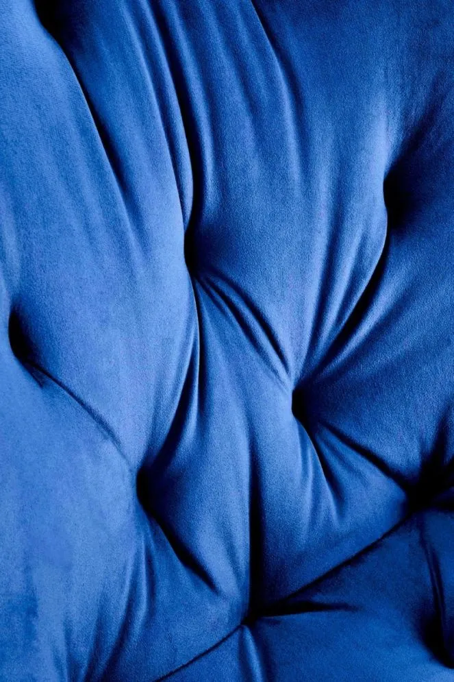 Krzesło tapicerowane K519 VELVET granatowe obracane welurowe I sklep meblowy MIRAT. styl GLAMOUR