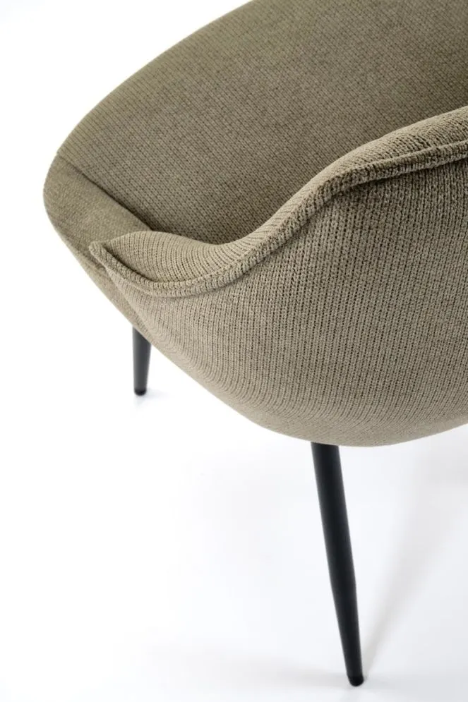 Krzesło tapicerowane K543 oliwkowe do jadalni I sklep meblowy MIRAT. styl LOFT