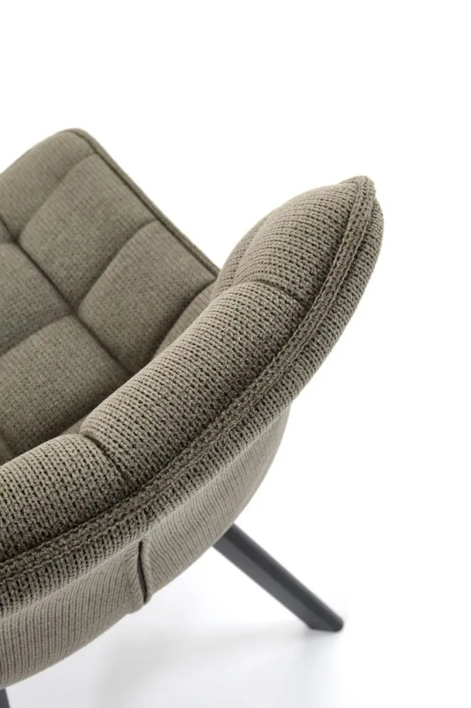 Krzesło tapicerowane K549 oliwkowe w stylu loftowym I sklep meblowy MIRAT. styl LOFT