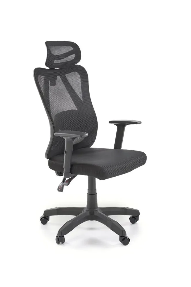 Fotel biurowy RAMOS czarny ergonomiczny I sklep meblowy MIRAT.