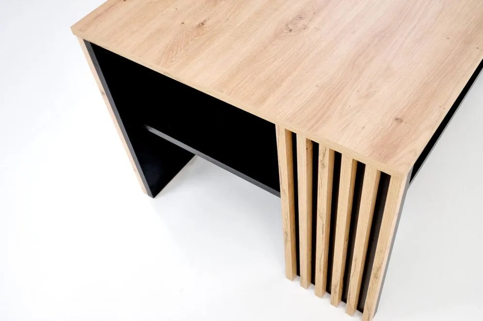 Ława FEMINA 110x65 dąb artisan/czarna - powystawowa I sklep meblowy MIRAT. styl LOFT, SKANDYNAWSKI
