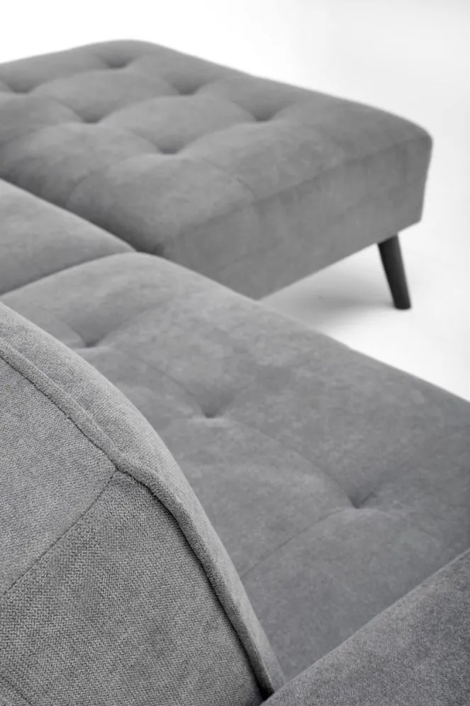 Sofa rozkładana CORNELIUS szara z podnóżkiem I sklep meblowy MIRAT.