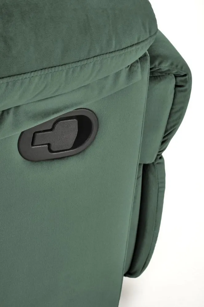 Fotel rozkładany DRAGER VELVET zielony do salonu I sklep meblowy MIRAT.