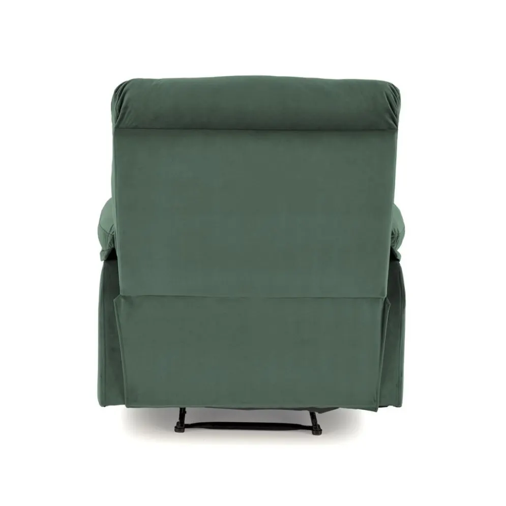 Fotel rozkładany DRAGER VELVET zielony do salonu I sklep meblowy MIRAT.