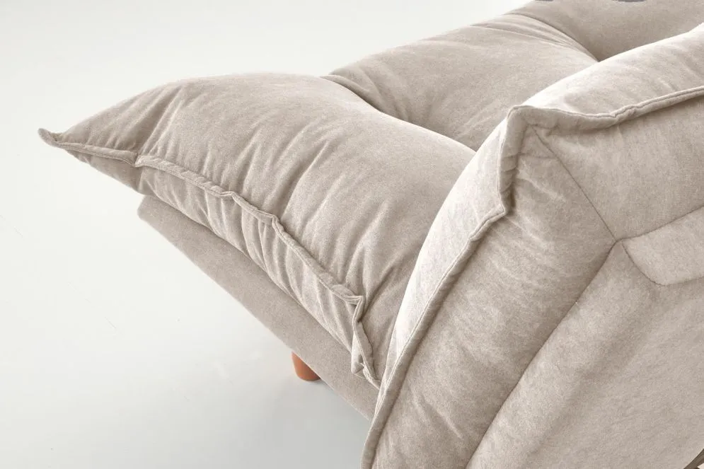 Sofa rozkładana z funkcją spania PILLOW beżowa trzyosobowa I sklep meblowy MIRAT.