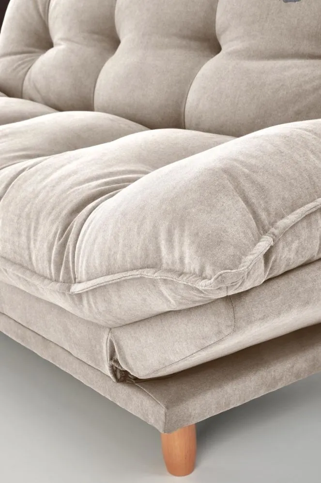 Sofa rozkładana z funkcją spania PILLOW beżowa trzyosobowa I sklep meblowy MIRAT.