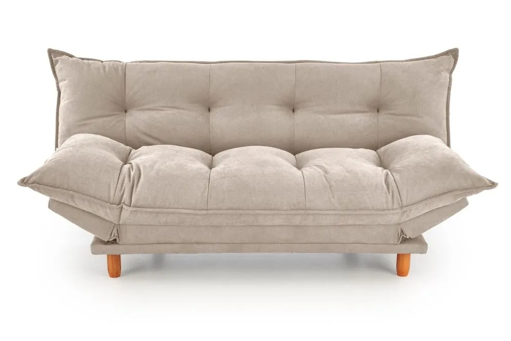 Sofa rozkładana z funkcją spania PILLOW beżowa trzyosobowa I sklep meblowy MIRAT.