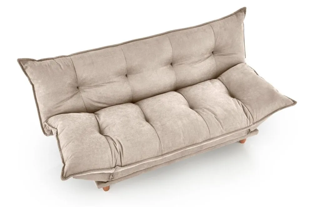 Sofa rozkładana z funkcją spania PILLOW beżowa trzyosobowa I sklep meblowy MIRAT.