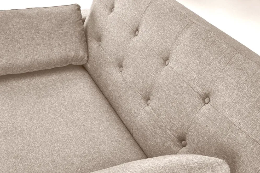 Sofa rozkładana z funkcją spania PAULINIO beżowa do salonu I sklep meblowy MIRAT.