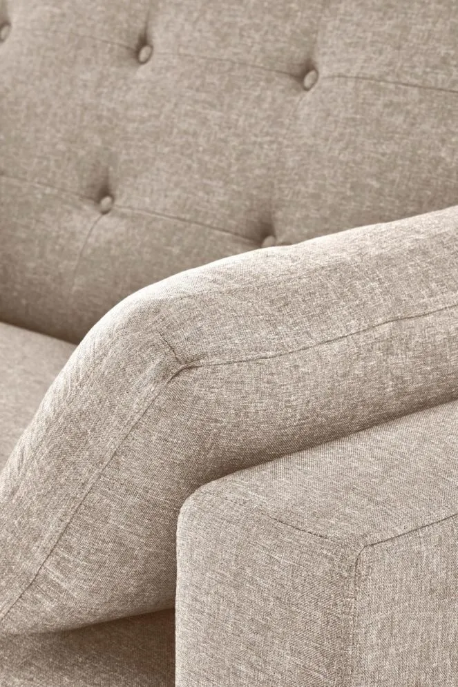 Sofa rozkładana z funkcją spania PAULINIO beżowa do salonu I sklep meblowy MIRAT.