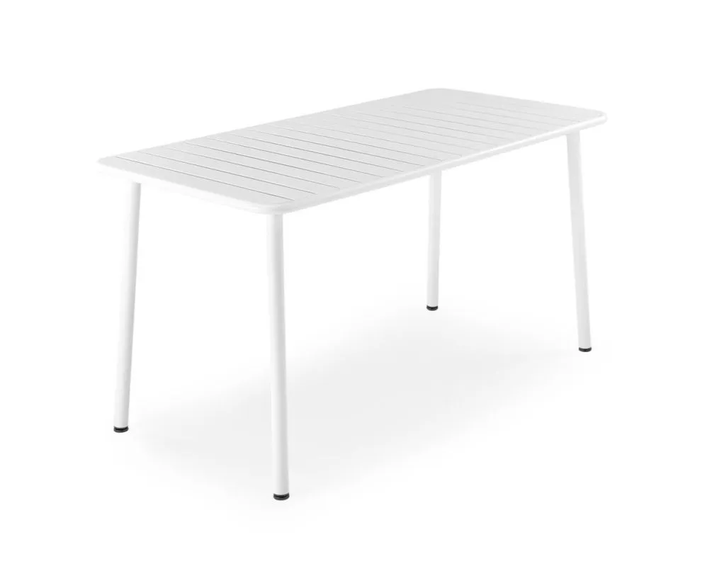 Stół ogrodowy BOSCO 70x140 biały metalowy I sklep meblowy MIRAT.