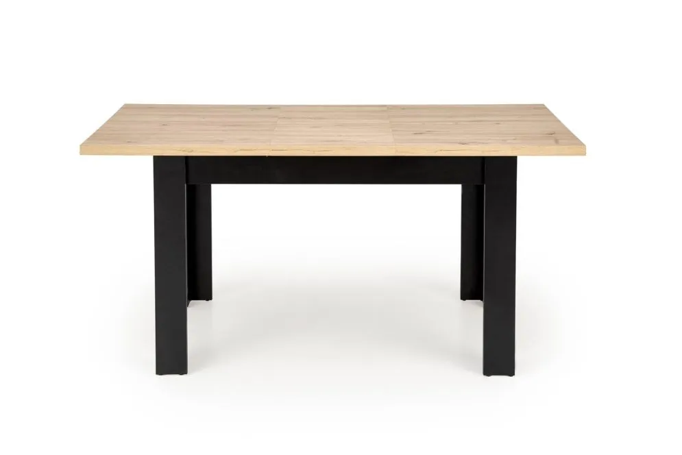 Stół rozkładany BAGIO 120(160)x80 dąb artisan/czarny w stylu skandynawskim I sklep meblowy MIRAT. styl SKANDYNAWSKI