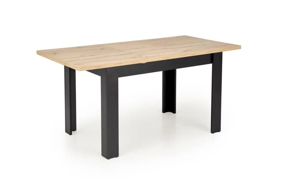Stół rozkładany BAGIO 120(160)x80 dąb artisan/czarny w stylu skandynawskim I sklep meblowy MIRAT. styl SKANDYNAWSKI