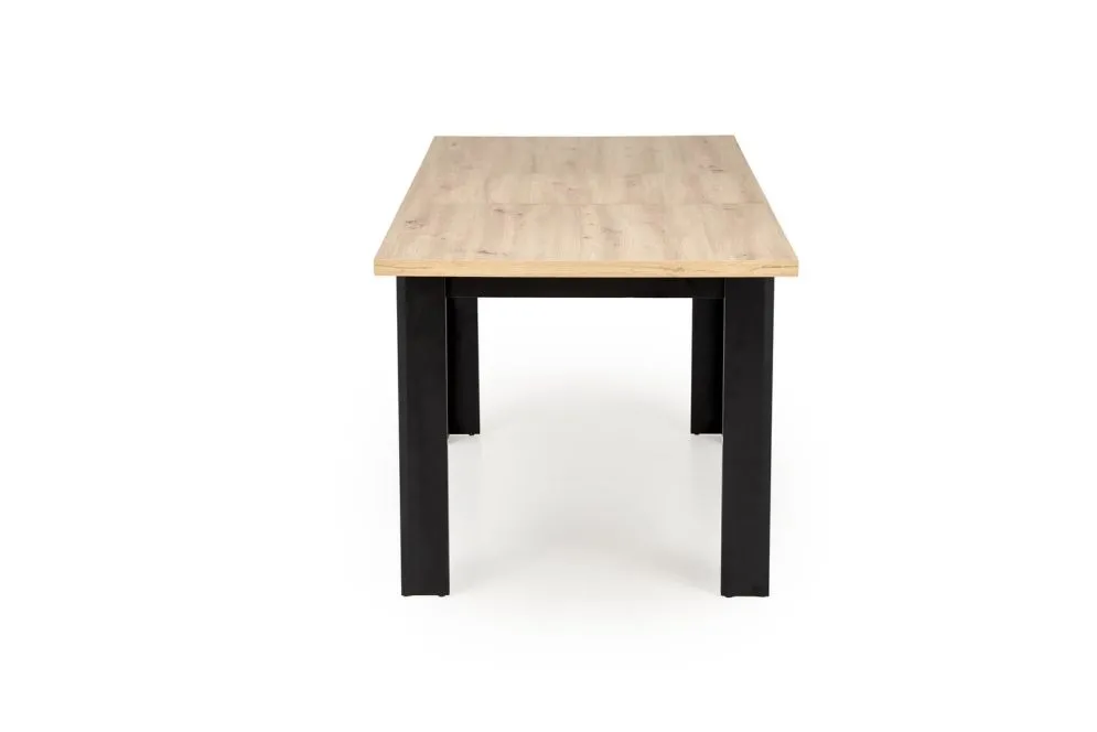 Stół rozkładany BAGIO 120(160)x80 dąb artisan/czarny w stylu skandynawskim I sklep meblowy MIRAT. styl SKANDYNAWSKI